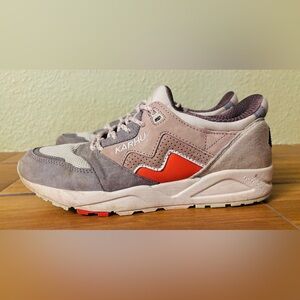 Karhu Aria 95 Sneaker Orange, Grey, Cream, & Blue Low Top Men's Shoe Size:  8.5